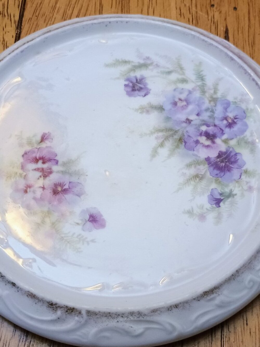 vintage porcelain trivet